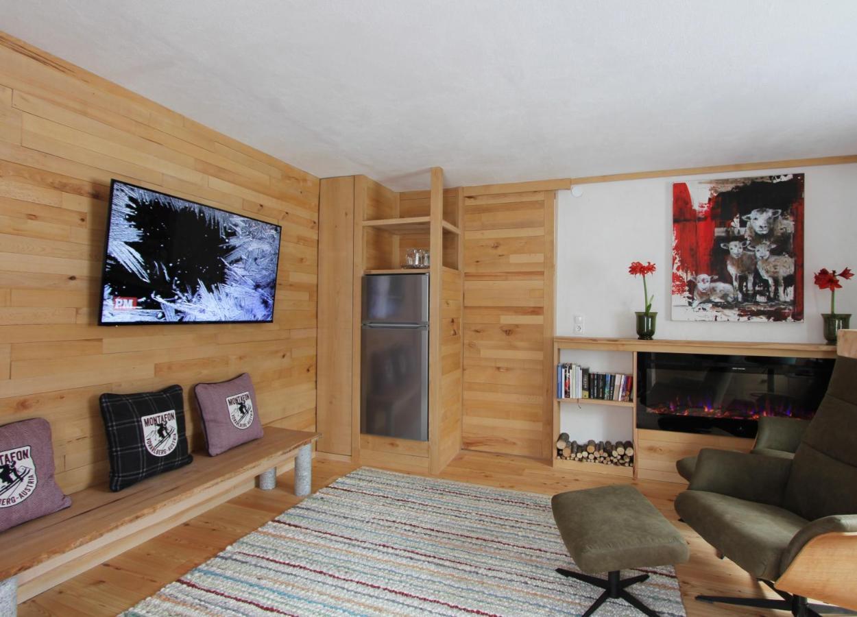 Haus Am Rain Bed & Breakfast Partenen Luaran gambar