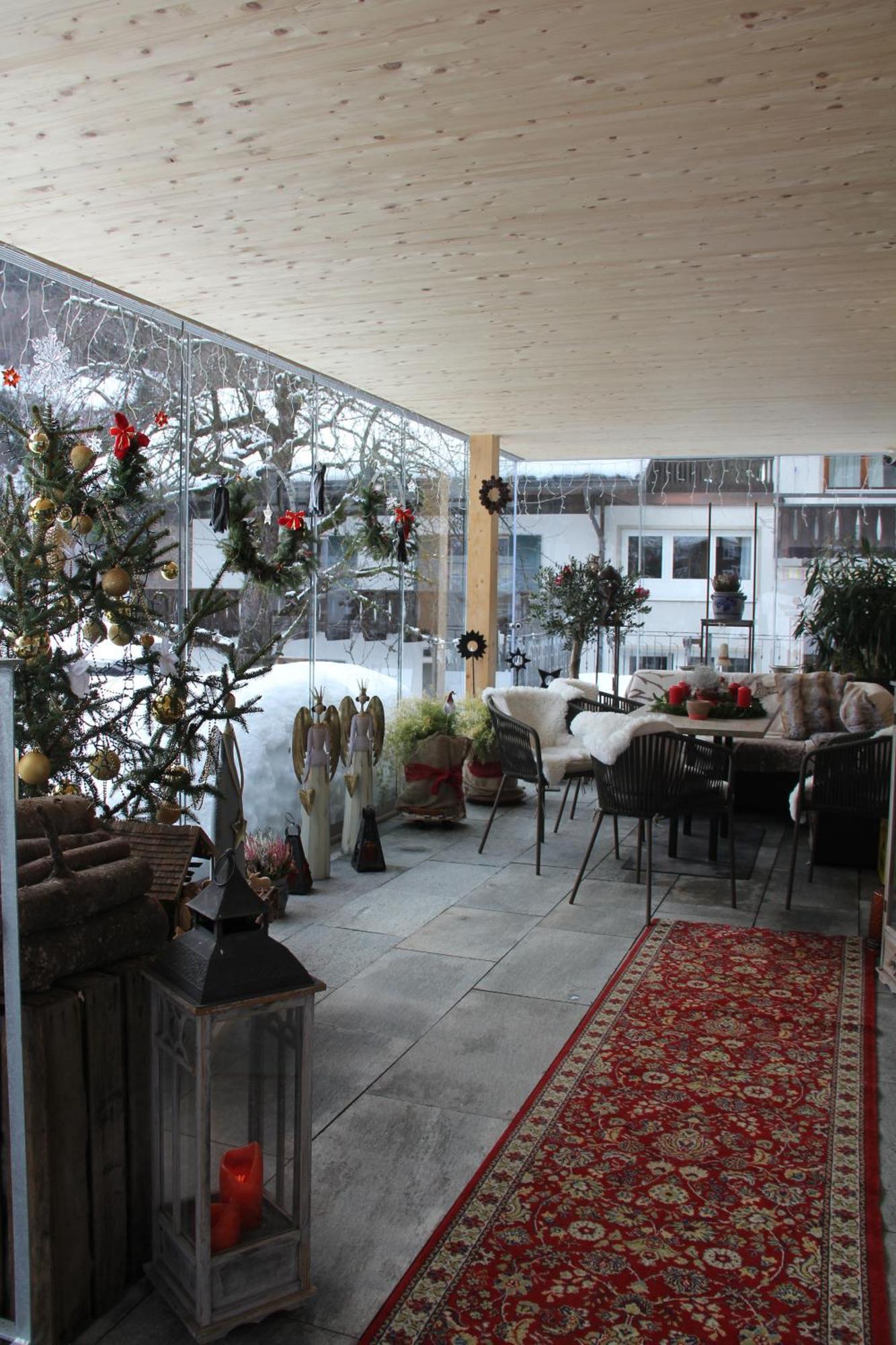 Haus Am Rain Bed & Breakfast Partenen Luaran gambar