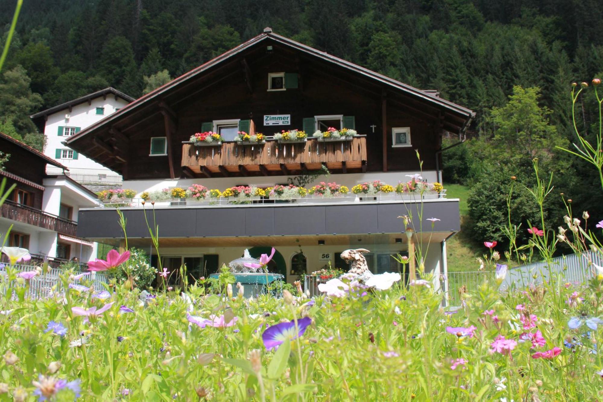 Haus Am Rain Bed & Breakfast Partenen Luaran gambar